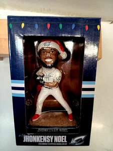Jhonkensy Noel Big Christmas Columbus Clippers Bobblehead SGA 2025 Guardianes NUEVO - Imagen 1 de 4