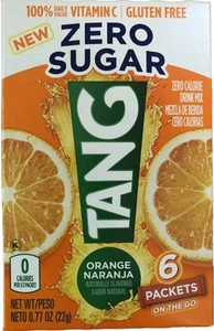 Tang On The Go Orange Naranja Vitamin C Drink Mix 6 easy open packets Pack of 4 - Picture 1 of 1