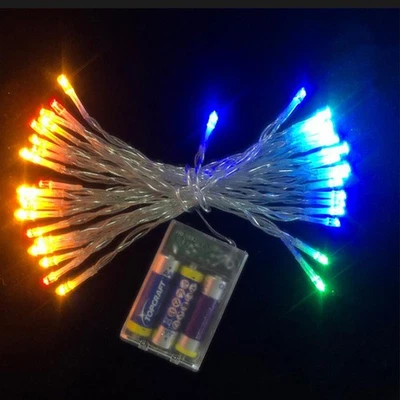 Battery Operated LED Fairy String Lights Lamp Christmas Party Wedding Xmas Decor - Image 1 of 4