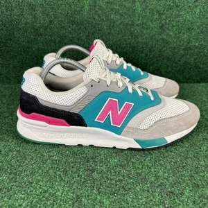New Balance 997HZH “South Beach” Teal Blue Pink Gray Mens Size 9 Sneakers - Picture 1 of 9