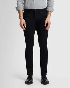 7 For All Mankind Herren Luxe Performance Slimmy Tapered Jeans Schwarz Größe 29 - Bild 1 von 6