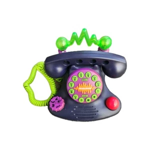 Vintage 1997 Nickelodeon Talk Blaster Telefon stacjonarny Retro Światła i dźwięki - Zdjęcie 1 z 7