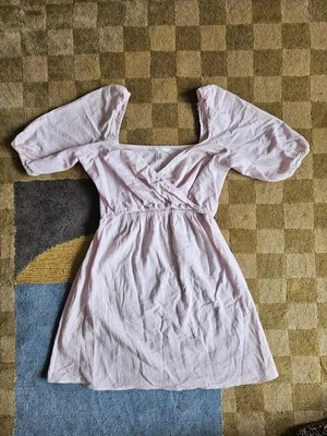 MAMA H&M Stillkleid mit Puffärmel Gr. S - rosa / Umstandsmode / Umstandskleid - Bild 1 von 2