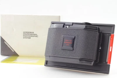 w/ Mask [Top MINT in Box] Horseman 452 10EXP 120 6x7 Roll Film Back 4x5 Holder - Image 1 of 4