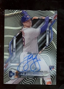2018 Topps High Tek JD Davis Astros RC Rookie AUTO - Picture 1 of 2
