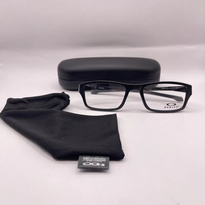 Gafas Oakley para hombre chaflán estrecho rectángulo borde completo OX3039 negras Foto 1 de 4