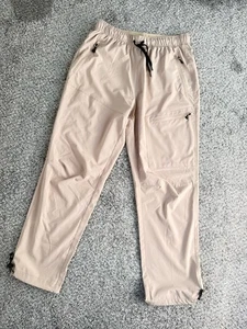 Gorpcore Wanderhose Damen M Khaki Wandern Granola Stretch Zip Cargo Crop Easy - Bild 1 von 6