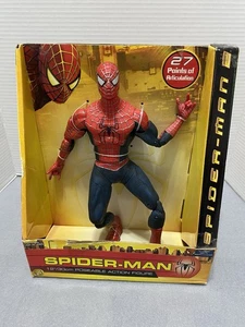 TOYBIZ MARVEL SPIDER-MAN 2 MOVIE SPIDER-MAN POSEABLE 12" FIGURE TOBEY MAGUIRE - Picture 1 of 9