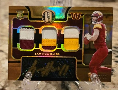 2022 Panini Gold Standard 276 Sam Howell Triple Patch RPA /49 - Commanders - Image 1 of 4