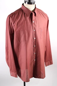 Vintage 1960s McGregor Loop Collar Dress Shirt Mens Size XXL Xtra Tall - Bild 1 von 6