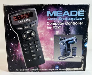 Controlador de computadora Meade #497 Autostar para telescopios serie ETX probado - Imagen 1 de 6
