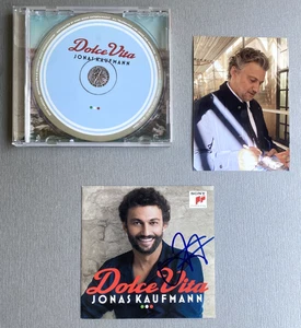 CD-folleto autógrafo firmado en persona por JONAS KAUFMANN Klassik + foto - Imagen 1 de 1