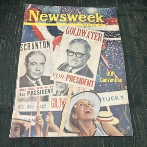 Newsweek Magazine July 20 1964 GOP Convention Goldwater for President - Bild 1 von 24