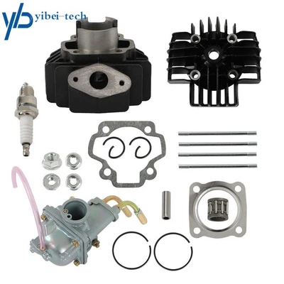 Kit de extremo superior de junta de anillo de pistón de cilindro de carburador para Yamaha PW50 1981-2009 Foto 1 de 4