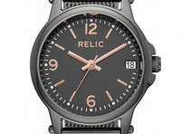 Fossil Metal and Leather Casual Watch 