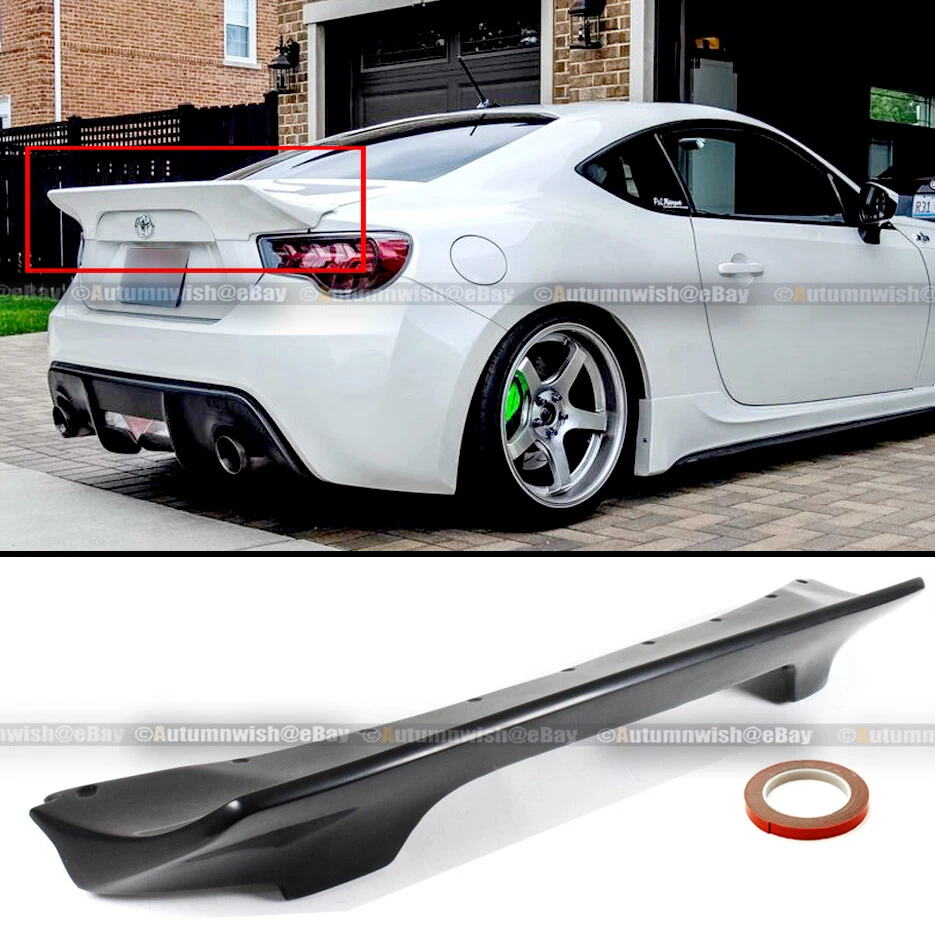 Fit 13-20 FRS  BRZ 86 Rocket Bunny Style Unpainted PU Rear Trunk Lip Spoiler  Foto 1 de 1