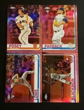 2019 Topps Chrome PINK REFRACTORS with Rookies You Pick the Card