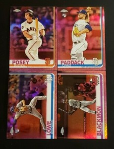 2019 Topps Chrome PINK REFRACTORS with Rookies You Pick the Card