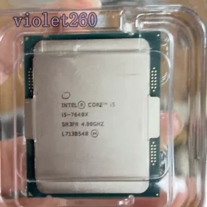 Intel Core i5-7640X LGA-2066 CPU Processor Quad-Core 4 GHz 6MB 112W - Picture 1 of 1