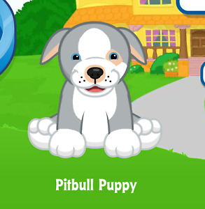 Webkinz Pitbull Puppy Virtual PET Adoption Code Only Messaged Webkinz Pitbull !!