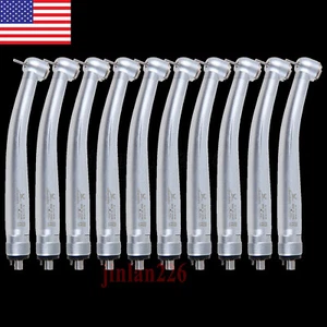 10 * Dental High Speed Handpiece Push Button Turbine 4-Holes - Picture 1 of 6