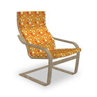 Orange Pong Sessel Polster Monochrome Stil Formen Kunst