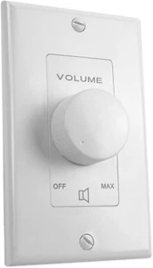 VOL7035 White 35w 70v Wall Volume Control Zone Controller Box 1-Gang - Picture 1 of 12