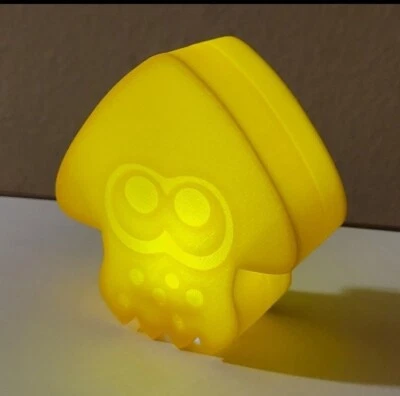 Splatoon Inkling Squid Night Light / luz de noche Calamar de el juego Splatoon - Image 1 of 4