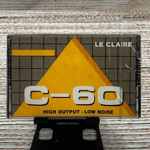 Le Claire C-60 Audio Cassette Tape High Output Low Noise Sealed NOS - Picture 1 of 3