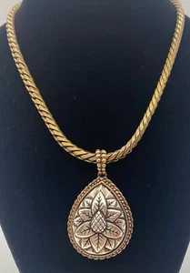 Stephen Dweck Bronze/Sterling 925 necklace & Pendant. MDM - Picture 1 of 6
