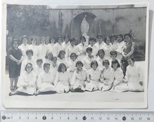91234 Vintage PHOTOS 2112 - Scuola San Vincenzo - Palermo 1960s - Picture 1 of 2