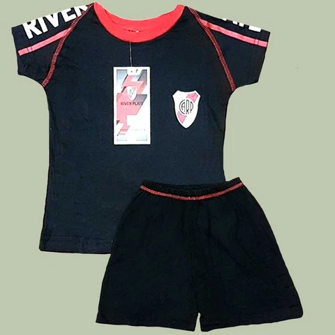 RIVER PLATE - Football CHILDREN'S PAJAMAS Summer Season sizes 12, 14 and 16 Cover