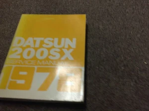 1978 Datsun Nissan 200SX Service Repair Shop Workshop Manual FACTORY OEM - Picture 1 of 1