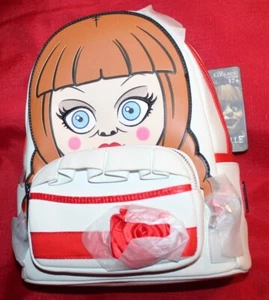 Nuovo zaino LOUNGEFLY con licenza ufficiale Warner Bros Annabelle Cosplay - Foto 1 di 2