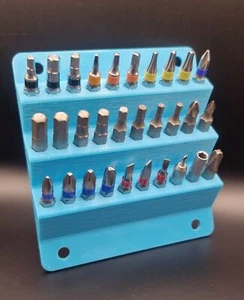 Screwdriver Bit Holder HEX SHANK WALL MOUNT - Picture 1 of 4