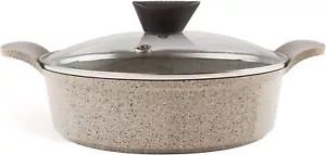 Neoflam Venn 2,5 Quart Keramik Antihaft Niedriger Suppentopf mit Glasdeckel, Hergestellt in Korea - Bild 1 von 8