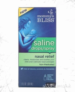 Mommy's Bliss, Saline Drops/Spray 30ml Nasal Relief | UK STOCK | Original - Picture 1 of 1
