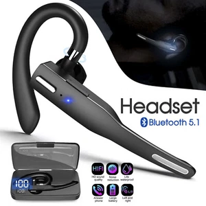 Bluetooth Wireless Headphones with Mic Business Driver Portable Earphone Headset - Picture 1 of 12