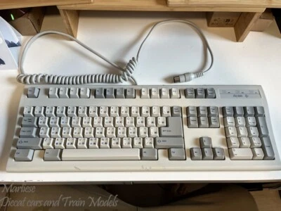 Vintage 1993 Acer Keyboard, JUP6511-T Din5, bilingual, Tested working_Rare - Image 1 of 2