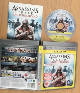 🌟ASSISSINS CREED🌟BROTHERHOOD🌟PLAYSTATION 3 PS3🌟UK SELLER🌟FAST UK🇬🇧POSTAGE - Picture 1 of 8