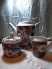 Vintage Jays Made In Japan Tea Pot, Creamer And Sugar Bowl Set