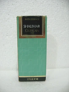 SHALIMAR GUERLAIN BATH ESSENCE 50ML/1.7 FL.OZ. NEW Unsealed Box Vintage Rare  - Picture 1 of 5