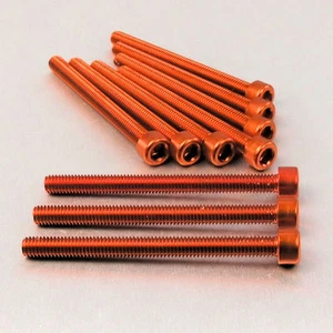Vis BTR en Aluminium M6 x (1.00mm) x 70mm Pack x 10 Orange - Afbeelding 1 van 1