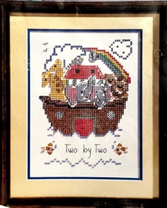 Bucilla Colorpoint Paintstitching "NOAH'S ARK"" Stitch Sampler 9" X 12" NEW - Picture 1 of 3