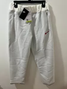 Nike Sportswear Women's Size L White Sweatpants $200 NWT #CZ3617-100 - Picture 1 of 9