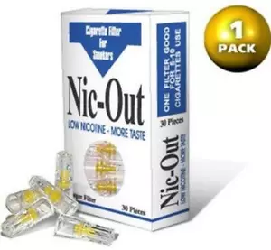 1 Nic Out Cigarette Pack Filters - Removes Tar - Quit Smoking (30 filters) - Picture 1 of 13