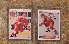 (2) Paul Kariya 1992-93 Upper Deck Rookie card RC 1991-92 UD Czech Ducks HOF