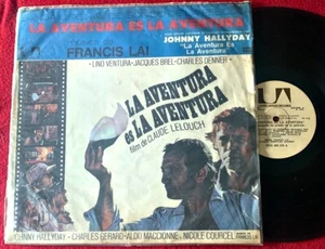 JOHNNY HALLYDAY - L' AVENTURE C ÉST L' AVENTURE - ORIGINAL SOUNDTRACK - URUGUAY - Picture 1 of 5
