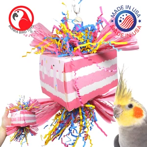 Bonka Bird Toys 1009 Piece of Cake Medium Foraging Chew Cage Toy - Picture 1 of 7