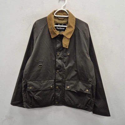 Barbour Utility Spey Wax Waterproof Brown Country Fishing Jacket Coat Size XL  - Image 1 of 4